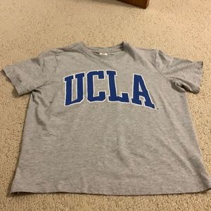 ucla grey h+m tee sz M w/ blue writing